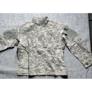US Army ACU Digital Camo Field Jacket Military Coat Mens‎ Large Regular